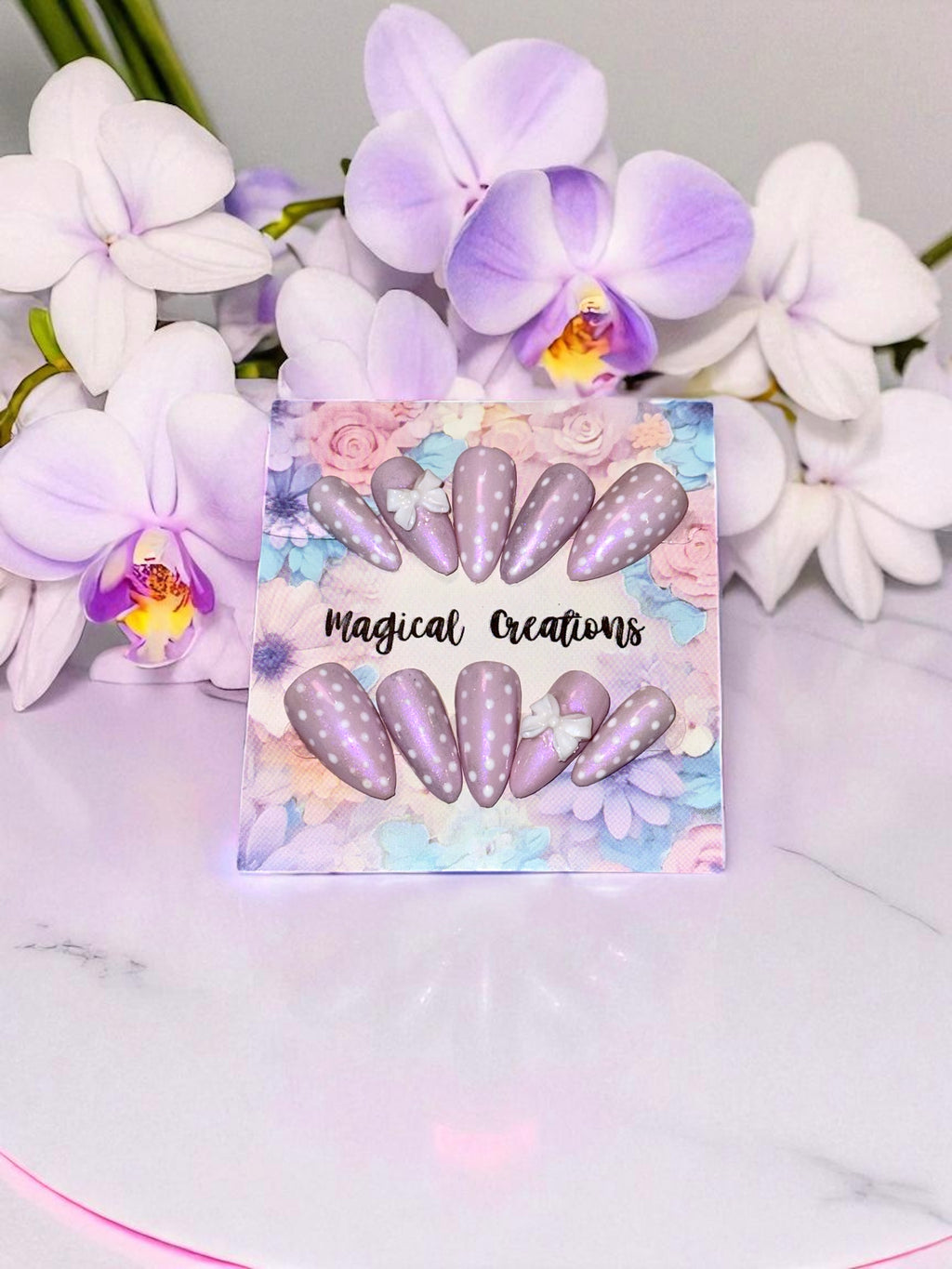 Tekokynnet - Dreamy Polka Bow