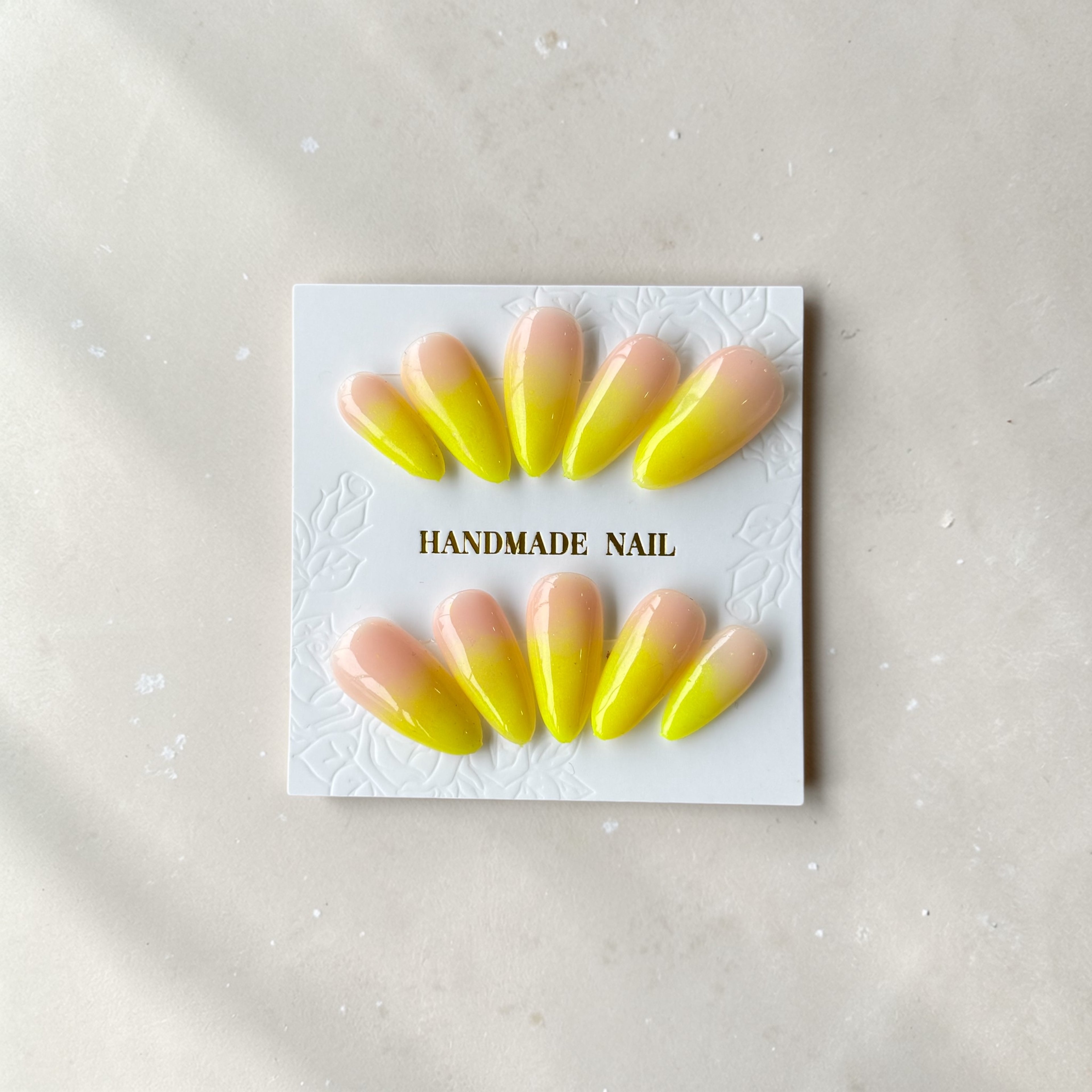 Tekokynnet - Neon Lemon Ombre